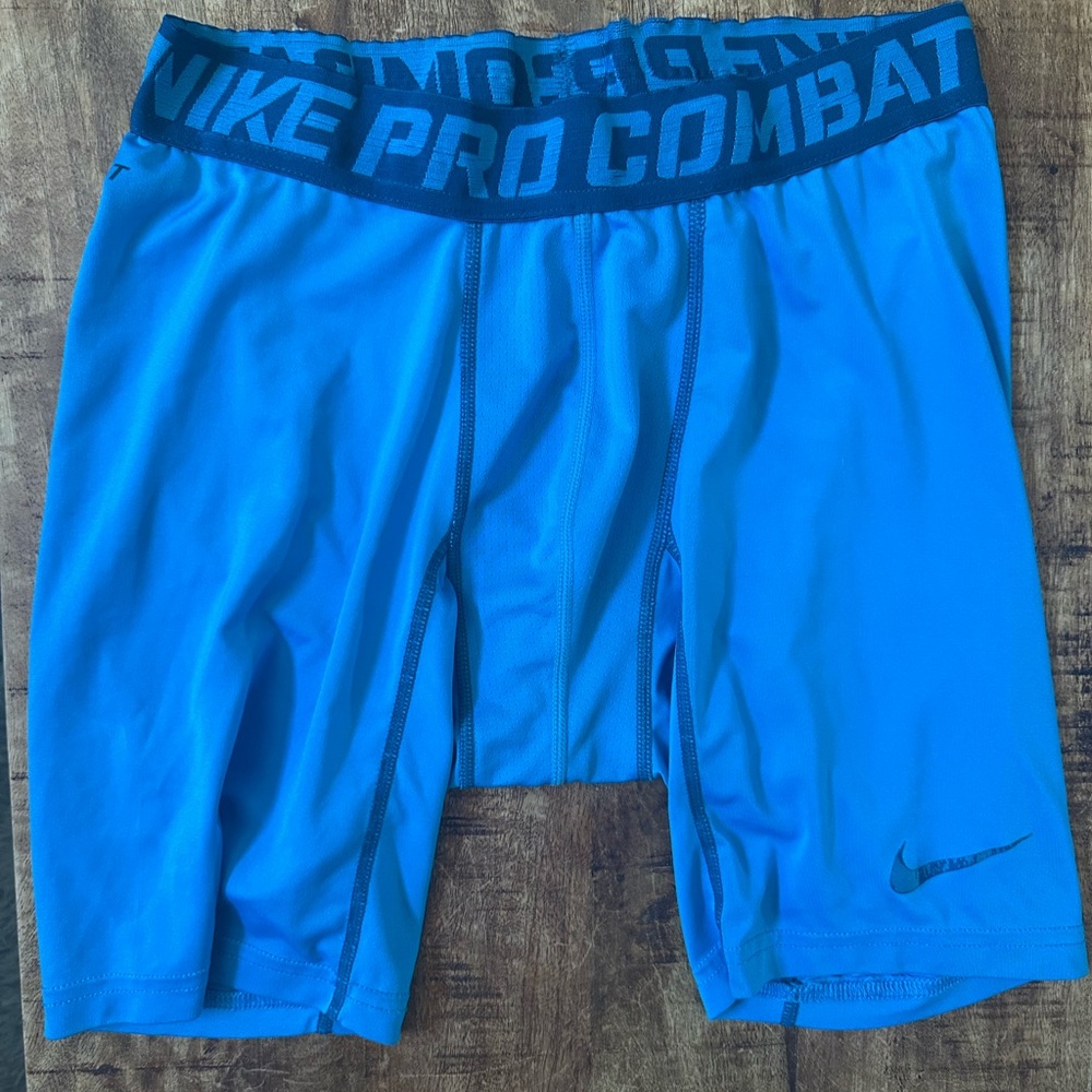 Nike Pro Combat Turquoise Shorts